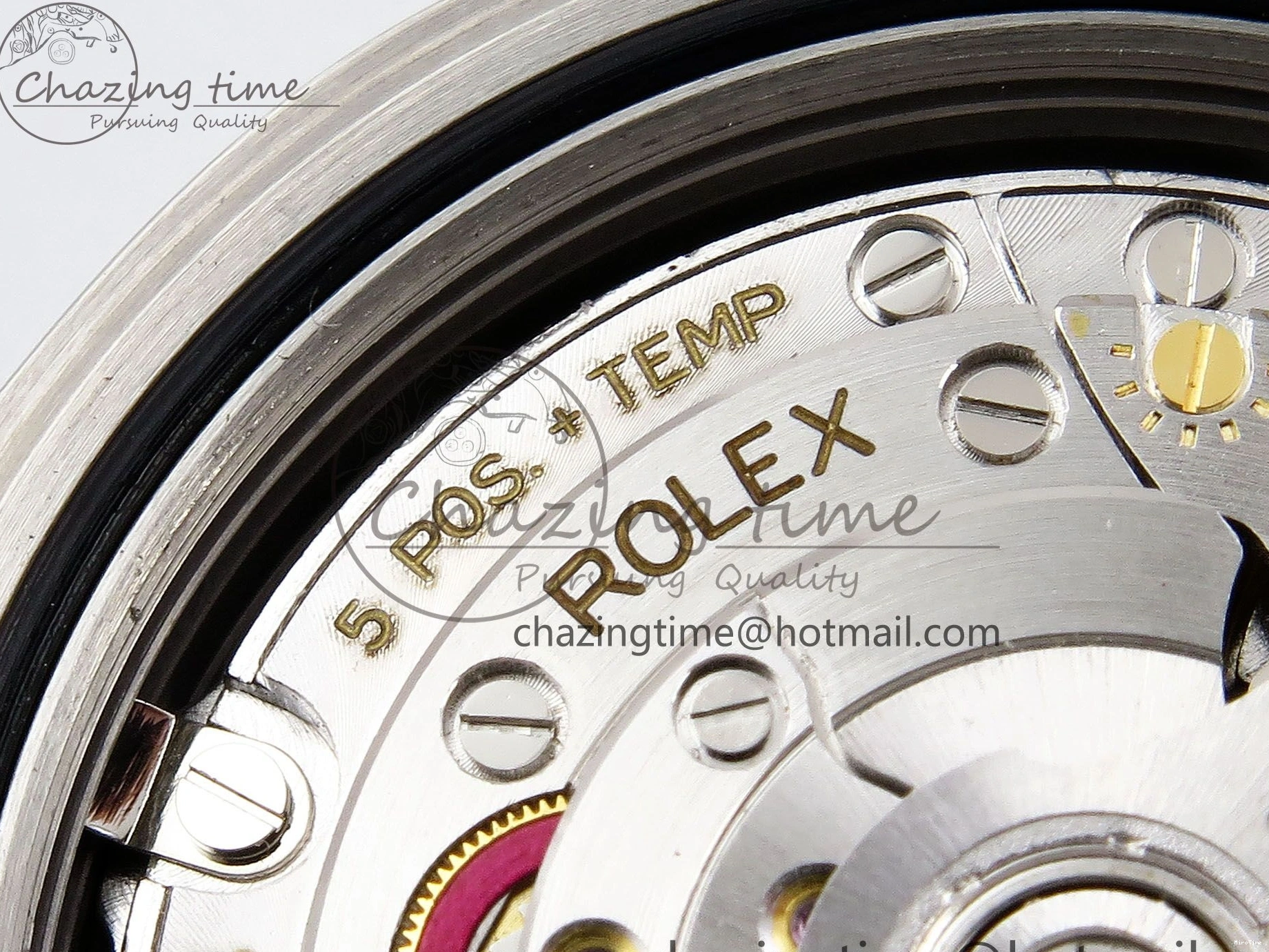 MiroTime 0418 SportInspired DayDate 40 SS JDF 904L Steel Gray Textured Stick Dial on President Bracelet VR3255 V3 (Gain Weight) 1437